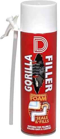 500ml, Gorilla Filler Expanding Foam, Professional Gaps and Cavities Sealant (2)