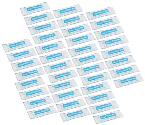NIYANGLE 80 Nasensalzbeutel 2,7g Körnig Schnell Löslich Nasenspülsalz Ohne Jod Für Sanfte Nasenreinigung Und Pflege Bei Erwachsenen Kindern Tägliche Spülmischung Für Berufstätige Im Außenbereich