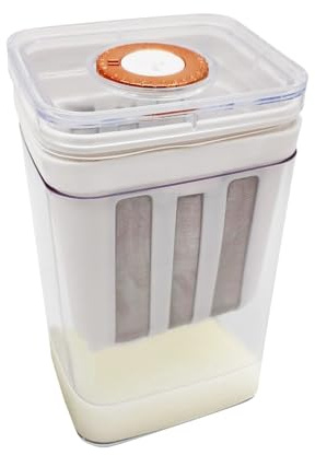 Colino per Yogurt | Cestello Filtro per Riso - Setaccio a Rete Riutilizzabile 1100ml per Alimenti The Riso Formaggio Scarti Caffè Succhi Miele Latte di Soia Cucina