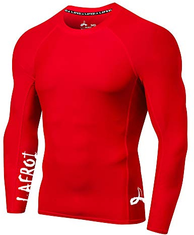 LAFROI Långärmad herr UPF 50+ Baselayer Skins Performance Fit Compression Rash Guard-CLYYB