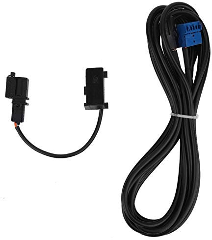 Yctze Auto Bluetooth Kabelbaum, ABS Mikrofonadapter RNS 510 315 Ersatz für RNS510 MIB 682/200/877/866, Black, Modern, für Audi A4 A6 Q5 Q7, 3,5 mm Klinke