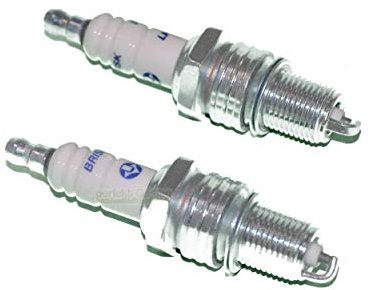 2 X Zündkerze kompatibel mit Rasenmäher: MTD ThorX, Honda, Briggs&Stratton OHV Motor / F6RTC