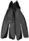 Dickly Schnorchelflossen, Tauchflossen, tragbare professionelle Schwimmschuhe mit Langen Flossen, Tauchflossen für Erwachsene, Flexible Schwimmflossen, Schwarz, m