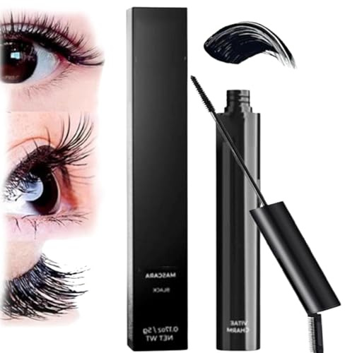 Mascara Charm Pro Age Waterproof - Allongement de Cils Long, Recourbant Longue Durée et Imperméable pour Femmes, Naturellement Maquillage des Yeux ne Fleurit Pas