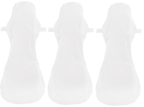 iplusmile Compresas Menstruales De Algodón Lavables Reutilizables 3 Unidades 420mm Botón a Presión Para Evitar Fugas Uso Diario y Viajes Para Mujeres Flujo Moderado
