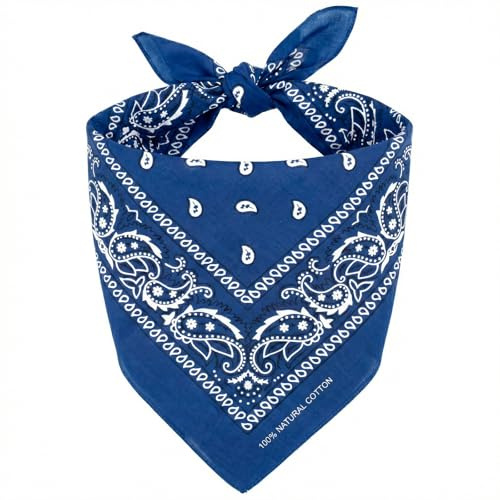 Keystone Peak KP Bandana – 100 % bomull och naturliga fibrer – mjuk, hållbar och maskintvättbar – för män och kvinnor