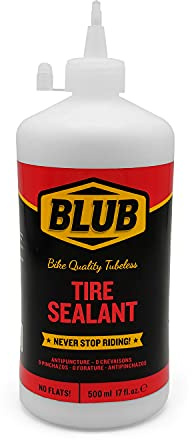 BLUB Tubeless Sealant 500ml – tubeless tyre sealant for MTB & Road – Instant puncture repair – Compatible with tubeless kit & tubeless sealant injector – Long-Lasting bike tyre sealant