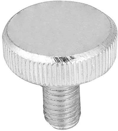 Tornillo de cabeza moleteada, tornillo de cabeza de moleteado plano de acero al carbono 10pcs M8 Tornillos de cabeza moleteada plana Tornillos Accesorio(M8*16（10pcs）)