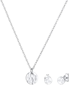 Elli Set di Gioielli Set di Gioielli in Argento Sterling 925 battuto per Donna