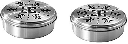 Portarrollos de Metal, Soporte en Espiral para Puerta, Soporte para Incienso, Quemador de Incienso, Soporte en Espiral, Soportes para Mosquitos portátiles de Acero Inoxidable (2 Unidades)