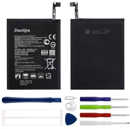 Duotipa Batterie de rechange HB446486ECW compatible avec Huawei P Smart Z STK-LX P Smart Pro Y9S 2019, P Smart Z, STK-L21, STK-LX1 avec outils