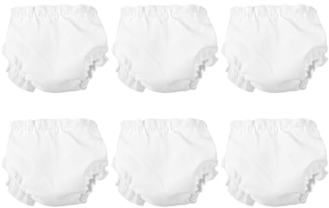 ifundom 6 Pcs Doll Panties Lingeire Doll Accessories Miniature Doll Clothes Doll Underpants Micro Toys Micro Doll Undershirt Doll Diapers Doll Underwear Toys Clothing