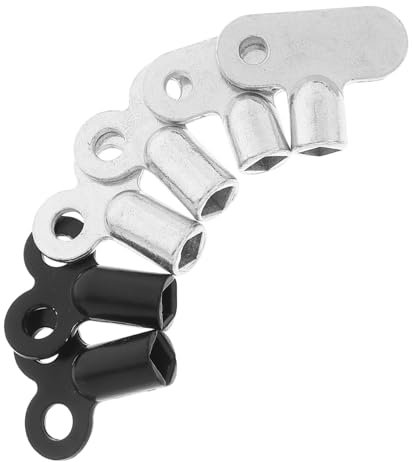 HOMSFOU Heizkörper-Zubehör, Sanitärventilschlüssel, Heizkörperentlüftungsloch, Schlüssel, Heizkörperventilschlüssel, Metall, Entlüftungsschlüssel, Heizkörperschlüssel, Klempnerschlüssel,