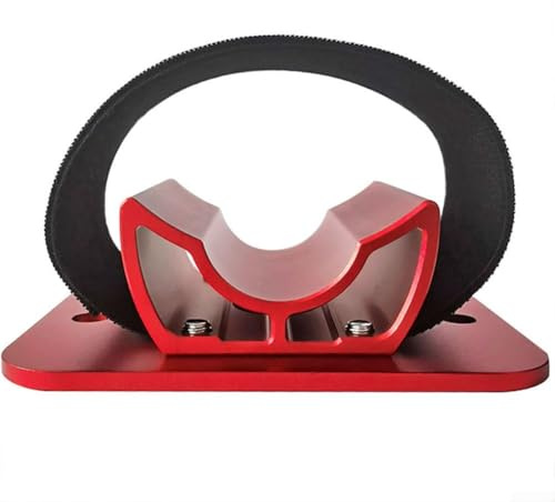 DAZZLEEX Support fixe en alliage d'aluminium pour roues arrière de vélo de toit VTT avec fixation en nylon pour le transport en voiture (rouge)