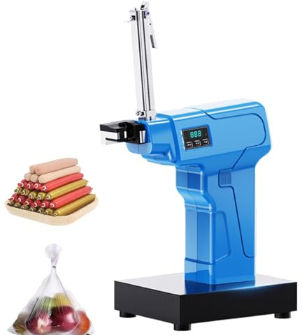Elektrisk väskbindningsmaskin, automatisk plastförseglare med kontrollpanel, anti-störning säkerhetsdesign, tyst drift för kommersiell paketering användning