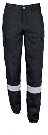 City Guard Pantalon Sécurité Noir Bandes rétro-réfléchissantes,Noir,50