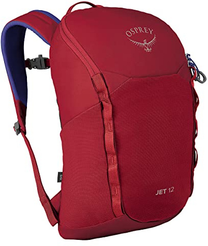 Osprey Europe Jet 12 Unisex Youth Hiking Pack - Cosmic Red O/S,5-448-1-0