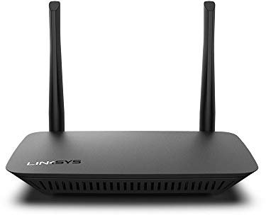 Linksys E2500V4 Dual-Band WiFi 4-WLAN-Router (N600) – Router zum drahtlosen Gamen und Streamen mit 4 Gigabit-Ethernet-Ports, Datenraten von bis zu 600 Mbit/s und Kinderschutzfunktionen