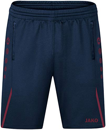 JAKO - Défi des Shorts D’Entraînement, Mixte Enfant, Marine/Marron, 164