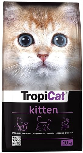 Premiummat för unga katter med prebiotika och kyckling TROPICAT Kitten 10 kg