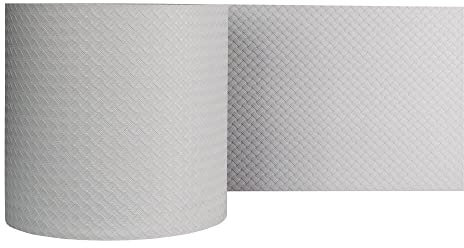 FORTENA Zaun Sichtschutzstreifen Polypropylen – 26 m lang, 19 cm hoch, Sichtschutzband mit Form Technorattan- in DREI Farben, optimaler Sichtschutz für Ihren Zaun (RAL 7040 (Hellgrau))