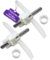 Vioks.pro Set 2x MUM5 Durchlaufschnitzler Mitnehmer Ersatz für Bosch 00630760 - Bosch MUM5 Zubehörteile für Küchenmaschine Bosch MUM5 Fleischwolf
