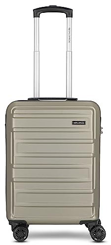 Worldpack Kabinen-Koffer für Damen und Herren | Kleiner Cabin-Trolley 38 x 22 x 55 cm aus hochwertigem, stoßfestem ABS Material | Doppelrolle & Teleskopgriff| New York 2.0 Serie