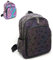 CAFINY Geometrische Rucksack Geometrischer Tasche Damen Geometrisches Muster Holografische Damentaschen Taschen Leuchtend Damenrucksack Retro Holografischer Daypack für Freizeit, College, Arbeit