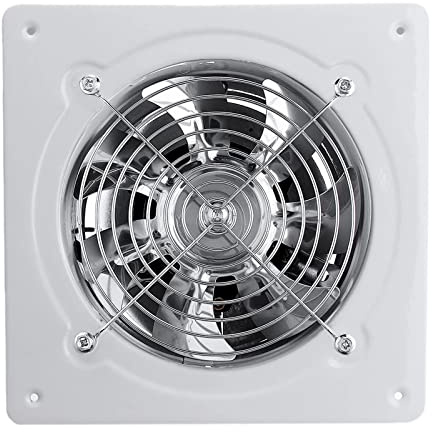 jackfru Ventilateur d'extraction d'air - Diamètre : 200 mm - Ventilateur mural - Ventilateur industriel - Consommation d'énergie - Fonctionnement silencieux - Pour la salle de bain et la cuisine