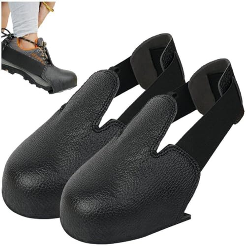 Copriscarpe Antinfortunistici universali per puntali Copriscarpe in Pelle Pu Copriscarpe Anti-sfondamento per l'industria del Posto di Lavoro