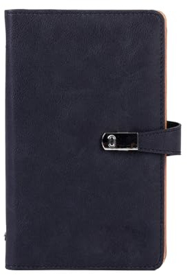 Sctecoau Organisateur de Porte-Cartes de Visite, Livre de Porte-Cartes de Visite Portable pour et Femmes, Capacité de 120 Cartes, Livret de Cartes de Visite Noir Environ 19,5 X 12 X 2,2