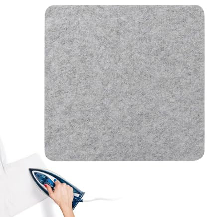 Tappetino da stiro - comodo pad di stiratura, tavola in feltro di lana | Surfafica di ferro per lana al fuoco portatile premium, tappetino a tavola da pressa piatta per progetti di cucitura trapunta i