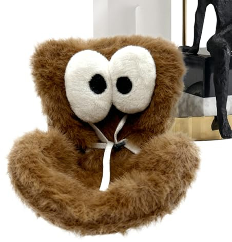 Generisch Asiento de coche para muñecas de bebé | Lindo cojín de felpa para silla con diseño de ojos grandes – Peluche Auder Auto Stop para niños pequeños para jugar, rejillas de ventilación, para