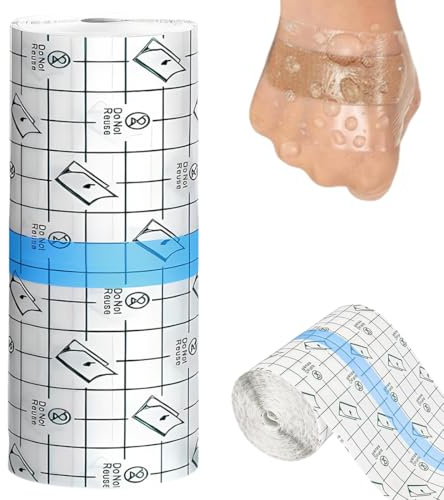 GXGM Lámina adhesiva impermeable, tiritas, tiritas para vendajes, para muñecas, hombros y brazos, vendaje protector