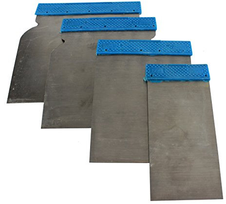 MKK – 19866 – Metal – Espátula superficie Espátula Espátula japonesa carrocería Espátula 4tlg.