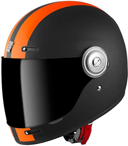 Bogotto V135 D-R2 Helm, schwarz matt/orange, XL