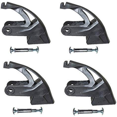 LoveinDIY 4 Pieces Roller Skate Brakes, Universal Skating Brake Pad, Non-Slip Brake Pad Skateboard Parts for Inline Roller Skate