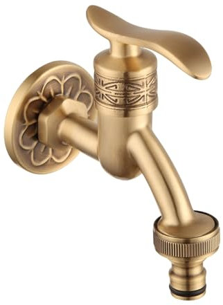 Robinet mural rétro en laiton pour machine à laver, serpillière pour piscine, jardin