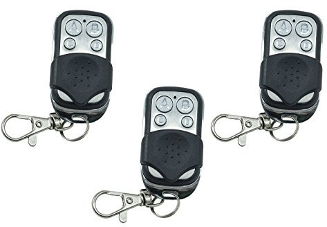 Tempo di saldi Set di 3 telecomandi universali, a codice fisso, con una frequenza di 433,92 MHz, per cancelli automatici