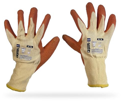 Greenstar Gants Rosiers - Gants Spécial Ronces & Rosiers - Pouce et Index Renforcés - Taille 10/XL, Jaune / Orange