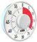 Eurotel Riesiger Timer 16 x 5 cm – 1 Farbe mit großem Kontrast – Staffelei oder Magnet – gerade Zahlen (lesbar für Kinder)