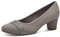 Jana Damen Pumps mit Glitzerdetails Vegan, Braun (Stone), 41 EU