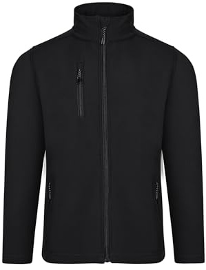 Mukua Richmond Cazadora SoftShell Unisex, Color Black, Talla M