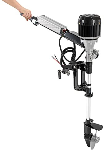 HPDTZ Motore Fuoribordo Elettrico, 48 V, 5 HP, Senza Spazzole, Raffreddamento ad Acqua, Per Sport a Benzina, Barca a Onde Corte, Per Pesca e Tempo Libero