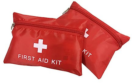 HOMOCONO 5stücke Klein Tragbare Erste Hilfe Tasche Leer Mini Sanitätsbehälter Notfall Organizer Kompakt Für Reisen Wandern Camping Schule Outdoor-aktivitäten