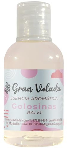 Esencia Golosina Balm para Labiales y Cosméticos | Aroma Dulce y Ácido de Piruleta y Chicle | Calidad Certificada para Perfumar Disponible | 50 ml