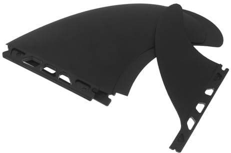ORFOFE 3 Piezas Paddle Board Replacement Fins de PVC Resistente para Sup Surf Kayak Canoe Aletas para Mejor Equilibrio y Seguimiento Preciso