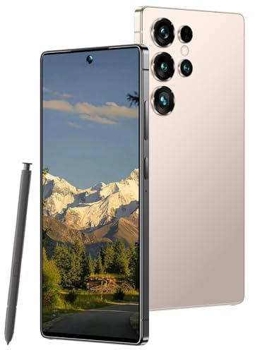 Maustron L24 Ultra 5G Smartphone senza contratto, Android 14 8GB+256GB telefono, display HD da 7,3 pollici, Dual SIM, fotocamera da 108MP+64MP, batteria da 7000mAh, penna integrata, telefono cellulare