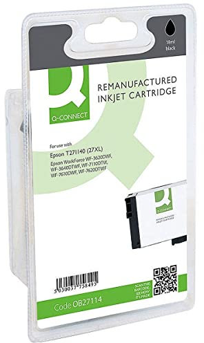 Q-Connect Epson 27XL Inkjet Black Cartridge