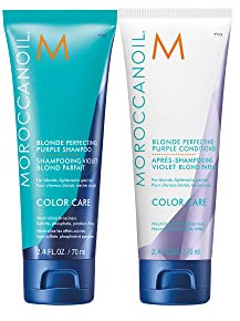 Duo Shampooing et Après-Shampooing Violet Blond Parfait Moroccanoil